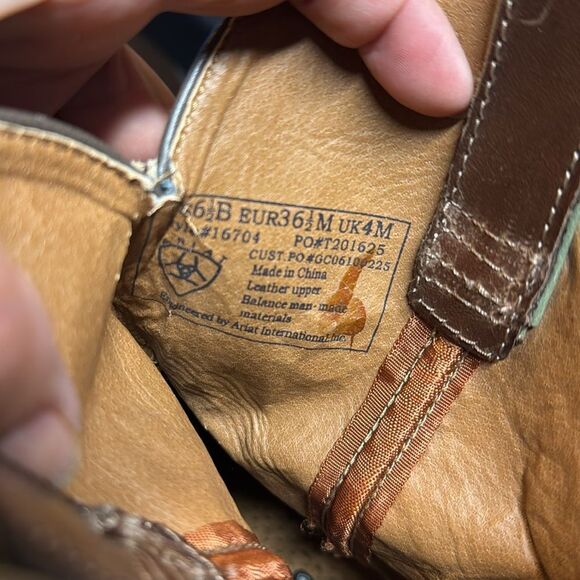 Ariat Womens Cowboy Western Boots 16704 Rodeo Stars Size 6.5 - Picture 8 of 15